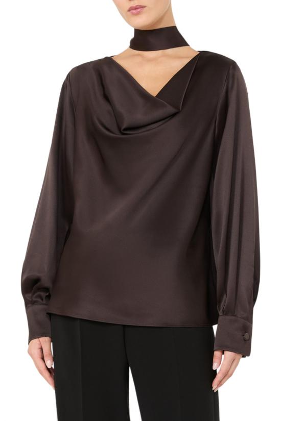 26FW 막스마라 블라우스 2621116014600 007 MARRONE SCURO - MAX MARA