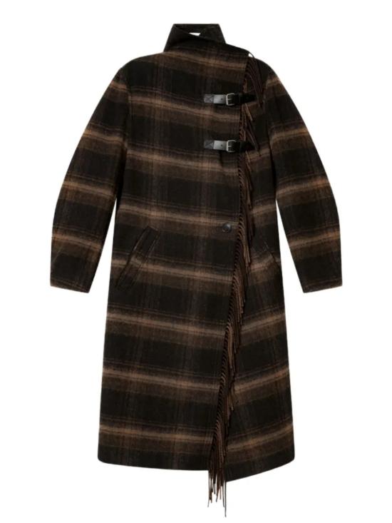 26FW 이자벨마랑에뚜왈 코트 MA0555FA D3D01EBKKI BLACK KHAKI
