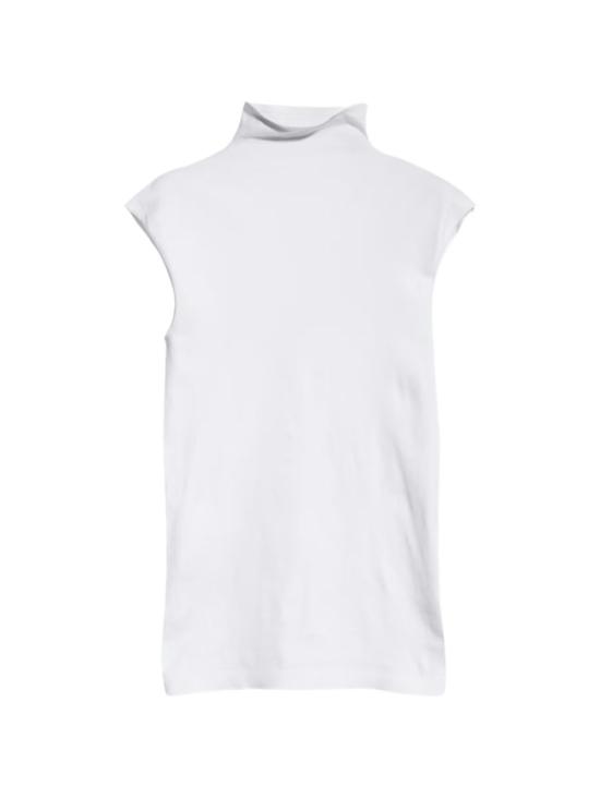 26FW 구찌 심리스 스트레치 나일론 저지 탑 A006NX XJH7D9011 OPTICAL WHITE