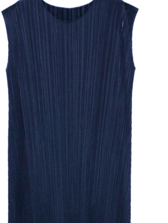 26FW 플리츠플리즈 미디 원피스 PP68JH135 76 NAVY BLUE - PLEATS PLEASE