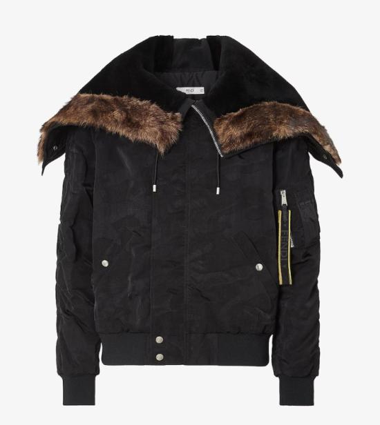 26FW 펜디 코트 FW1466 AME6F0QA1 BLACK