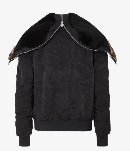 26FW 펜디 코트 FW1466 AME6F0QA1 BLACK - FENDI