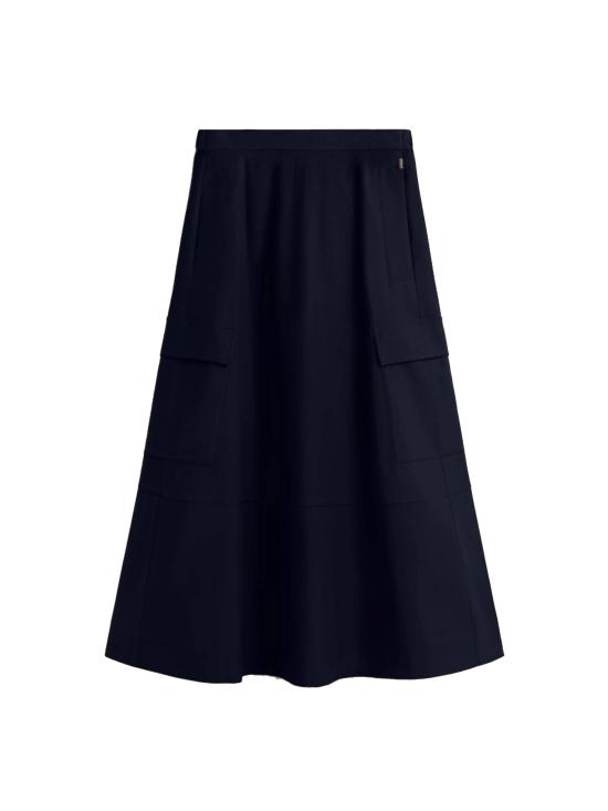 26FW 에콜프 미디 스커트 MCWGASKKANO00298W26 161 DEEP NAVY