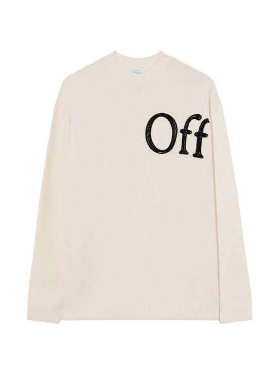 26FW 오프화이트 스웨터 44MHE20QF26K001 110 CREAM