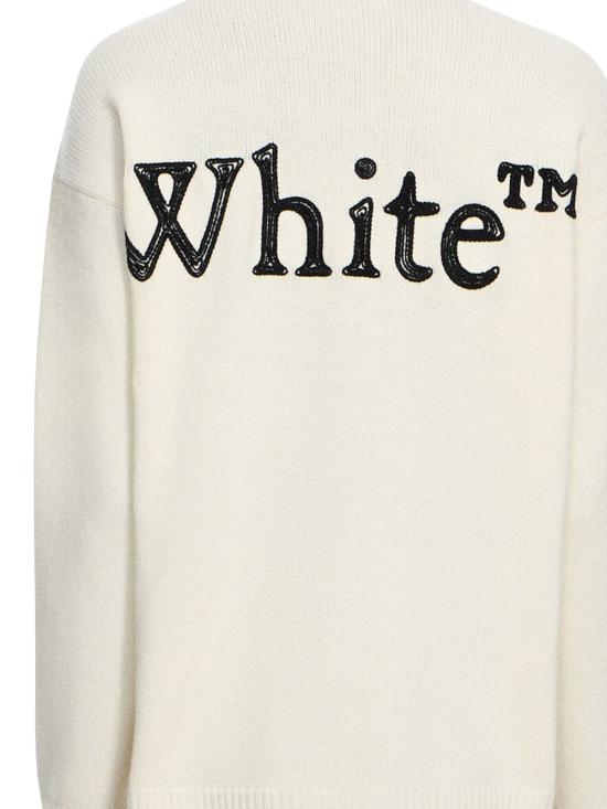 26FW 오프화이트 스웨터 44MHE20QF26K001 110 CREAM - OFF WHITE