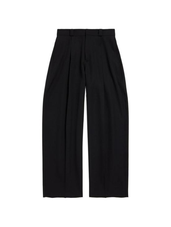 26FW 발렌시아가 릴렉스드 커브 팬츠 A009JY TSU221000 BLACK