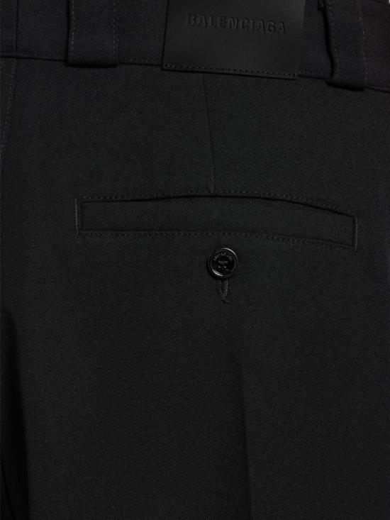 26FW 발렌시아가 릴렉스드 커브 팬츠 A009JY TSU221000 BLACK - BALENCIAGA