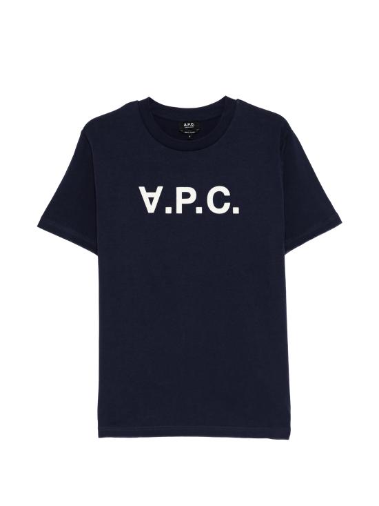 26FW 아페쎄 반팔 티셔츠 COHBMF26611 TIQ DARK NAVY ECRU