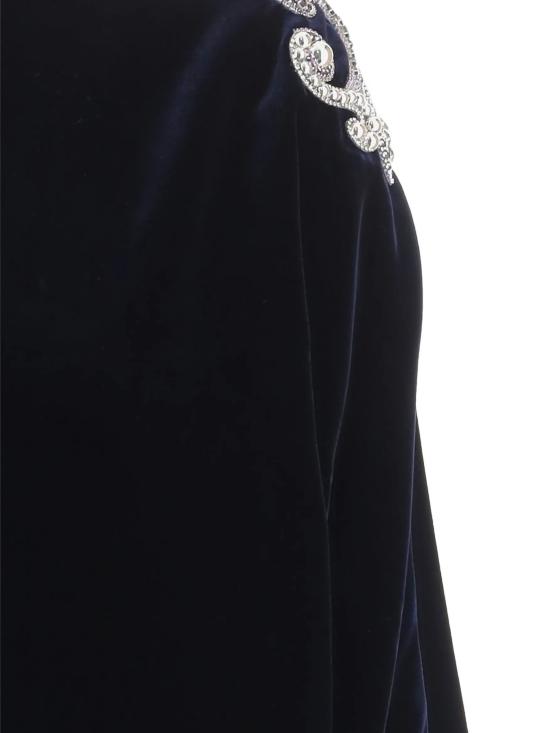 26FW 베르사체 미디 원피스 1026677 1A191801UI40 DARK NAVY - VERSACE