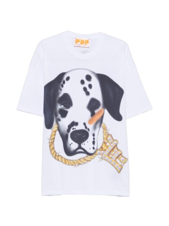 26FW 피디에프 반팔 티셔츠 DFM54047TJ101GR01E WHITE