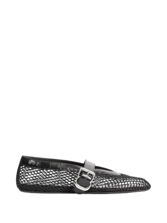 26FW 알라이아 플랫 슈즈 AA3A069I294 999 BLACK