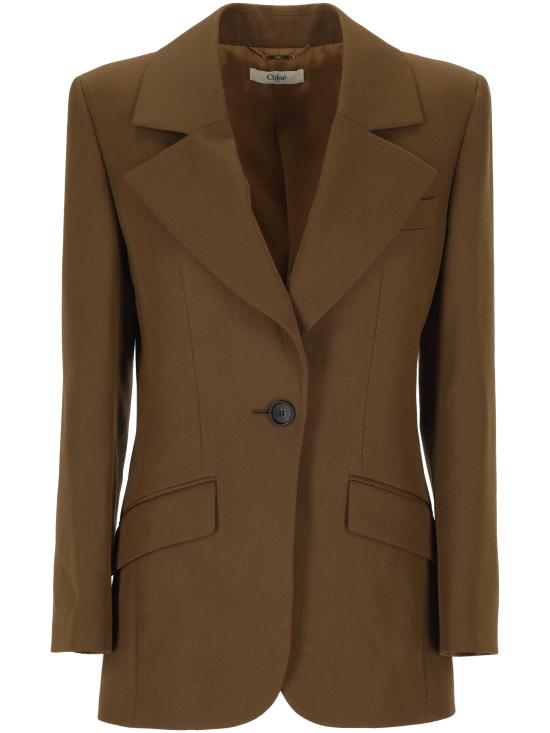 26FW 끌로에 수트 자켓 26WVE45067 20A LEAF BROWN