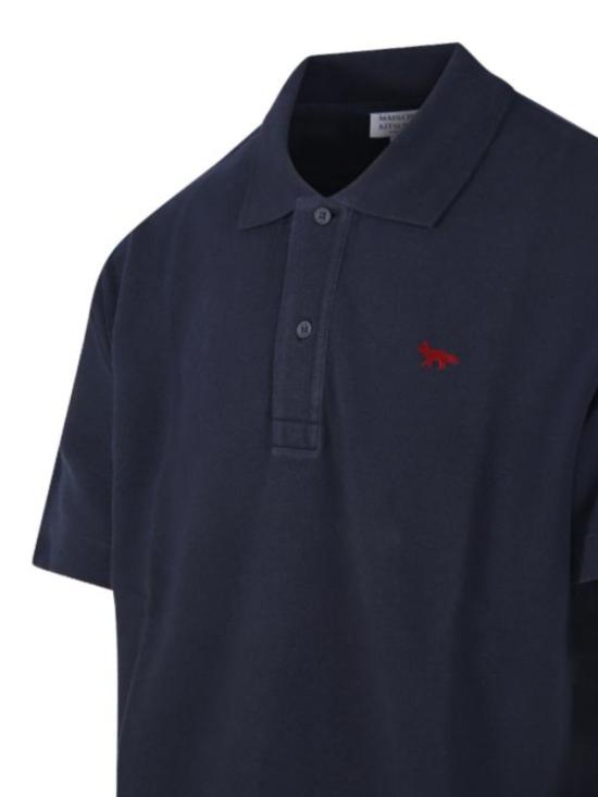 26FW 메종키츠네 폴로 티셔츠 MRMJL01KP0001 0413 CLASIC NAVY - MAISON KITSUNE