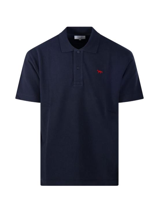 26FW 메종키츠네 폴로 티셔츠 MRMJL01KP0001 0413 CLASIC NAVY