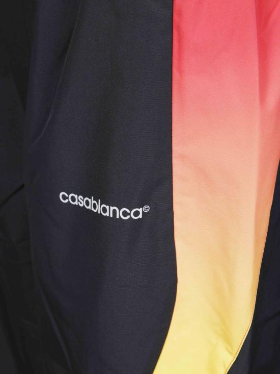26FW 카사블랑카 스트레이트 팬츠 MAW26TR51901 GRADIENT ORANGE BLACK - CASABLANCA