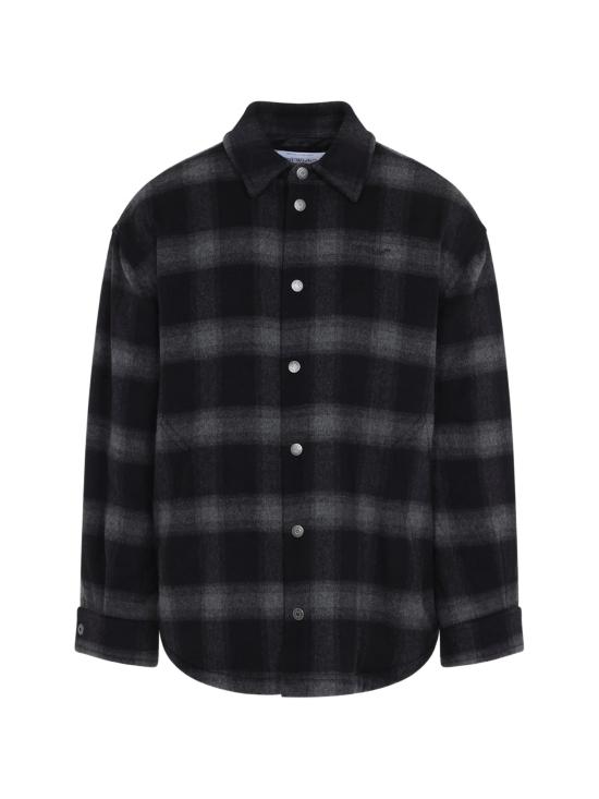 26FW 오프화이트 코트 44MER09TF26F001 BLACK