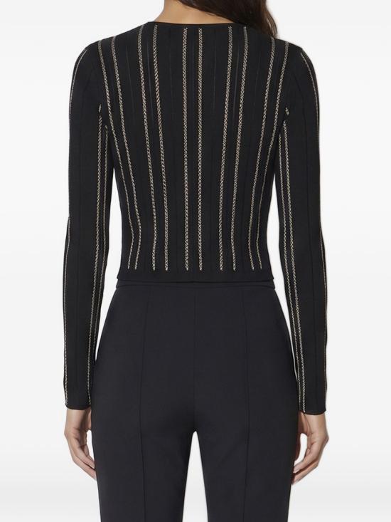 26FW 엘리자베타프랜치 스웨터 MK38Q67E2 685 NERO BURRO - ELISABETTA FRANCHI