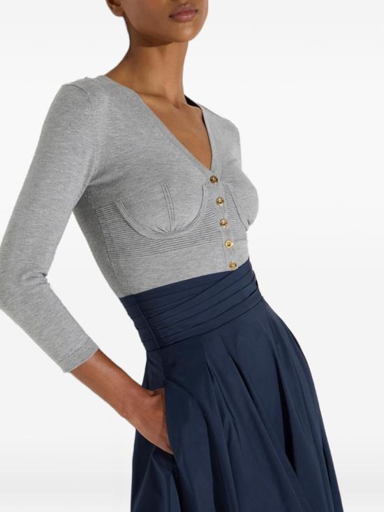 26FW 엘리자베타프랜치 스웨터 MK24S67E2 431 GRIGIO MELANGE - ELISABETTA FRANCHI
