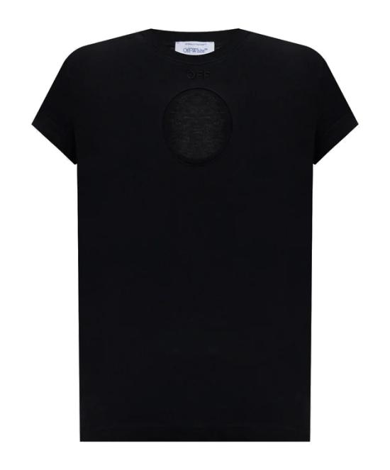 26FW 오프화이트 반팔 티셔츠 2FA00444T W009 BLACK