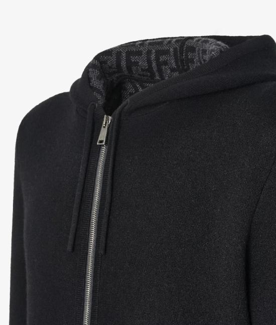 26FW 펜디 긴팔 티셔츠 FZC192 B1I8F0D9J NERO GRIGIO MELANGE - FENDI