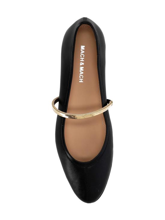 26FW 마흐앤마흐 플랫 슈즈 FW26S1180 BLK BLACK - MACH&MACH