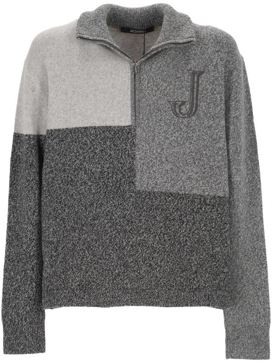 26FW 자크뮈스 집업 니트 SWM00630AK00282 915 MULTI GREY
