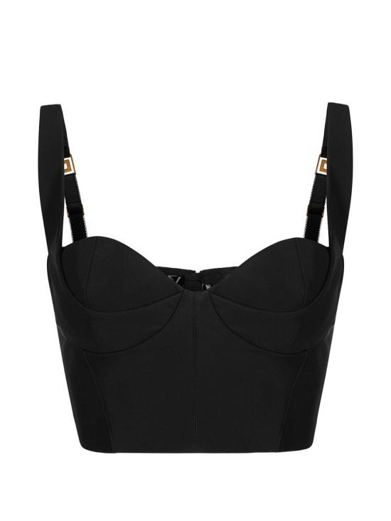 26FW 엘리자베타프랜치 긴팔 티셔츠 TO07867E2 110 NERO - ELISABETTA FRANCHI