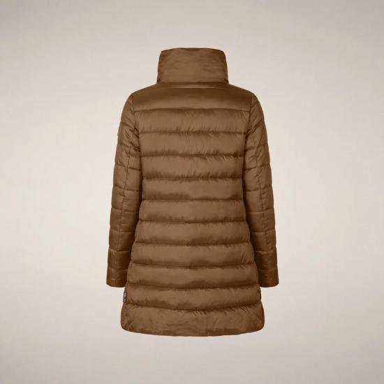 26FW 세이브더덕 코트 D43620W IRIS2140054 NOISETTE BROWN - SAVE THE DUCK