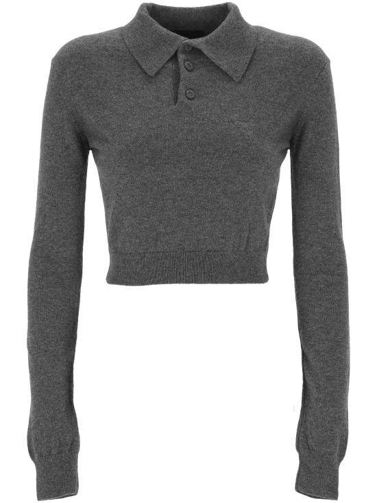 26FW 뮈글러 스웨터 26F2TO09091144 8022 HEATHER GREY