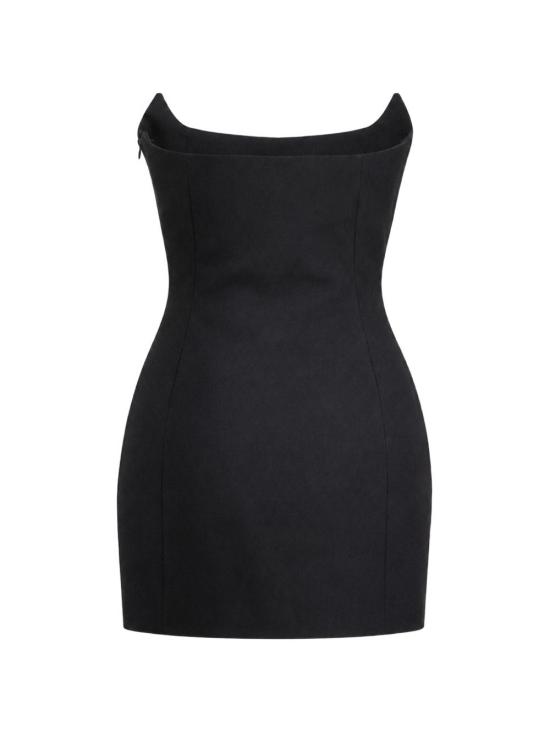 26FW 발렌시아가 뷔스티에 미니 드레스 A009P8 TUQ031000 BLACK - BALENCIAGA