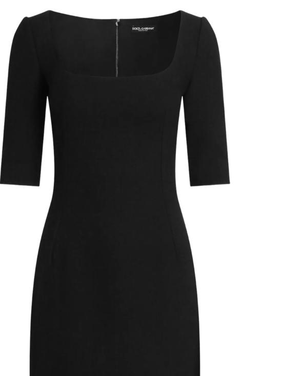 26FW 돌체앤가바나 미디 원피스 F623GT FU2L8N0000 BLACK - DOLCE & GABBANA