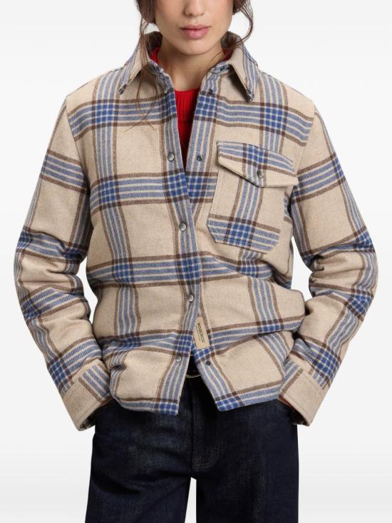 26FW 울리치 셔츠 CFWWOS2028FR UT304631221 DEEP BLUE CKECK - WOOLRICH