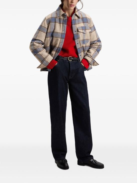 26FW 울리치 셔츠 CFWWOS2028FR UT304631221 DEEP BLUE CKECK - WOOLRICH