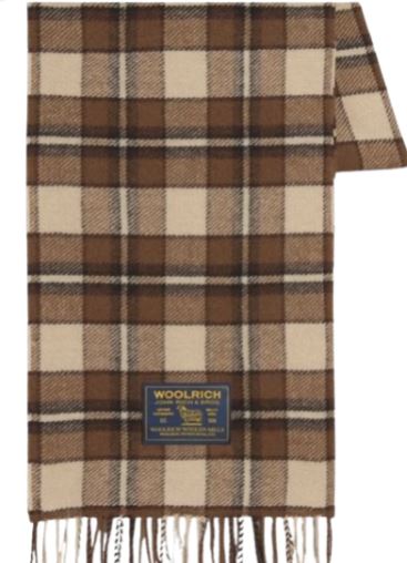 26FW 울리치 머플러/스카프 CFWOAC2059MR UT55437449 DARK CAMEL CHECK