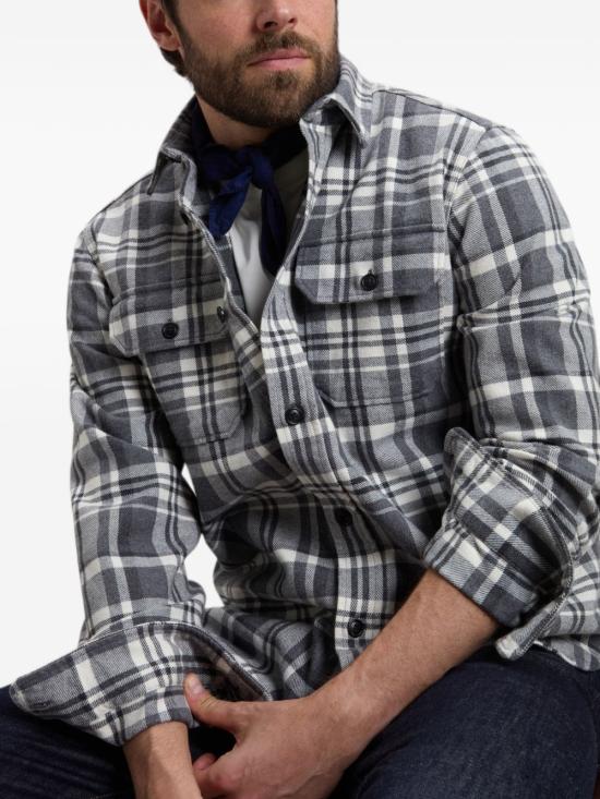 26FW 울리치 셔츠 CFWOSI2038MR UT54471908 GREY CHECK - WOOLRICH