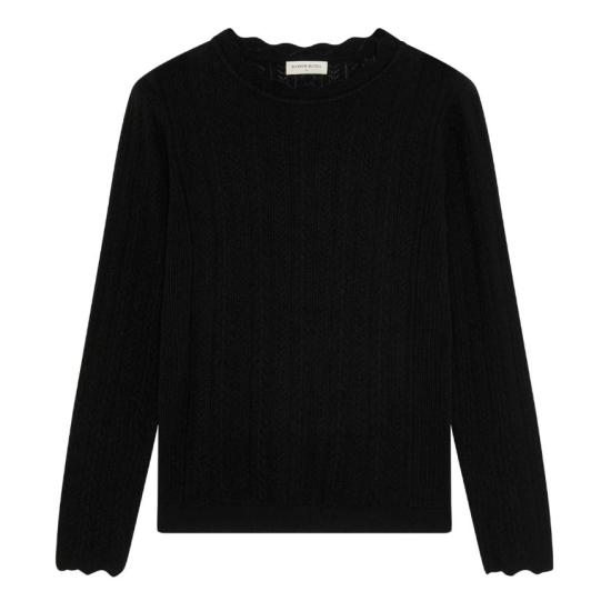 26FW 메종 호텔 스웨터 PRISCILLA NOIR BLACK