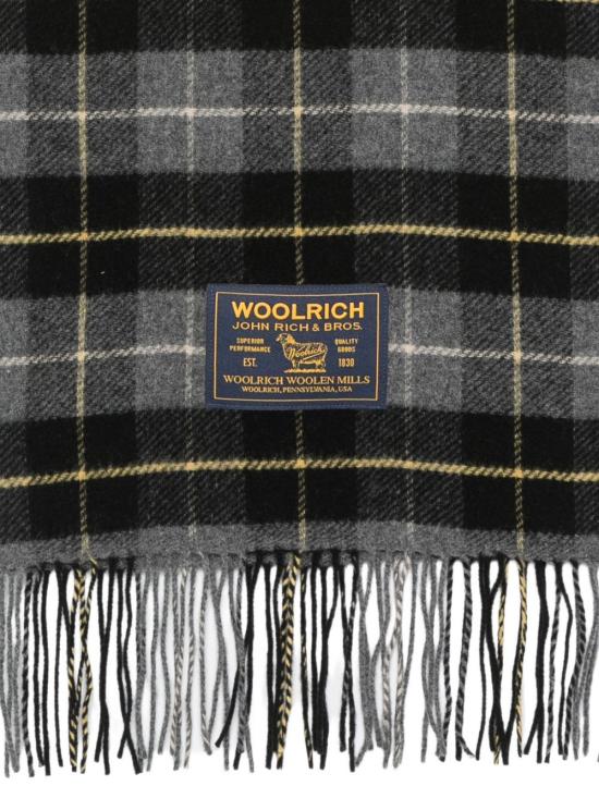 26FW 울리치 머플러/스카프 CFWOAC2059MR UT55431116 GREY BLACK CHECK - WOOLRICH