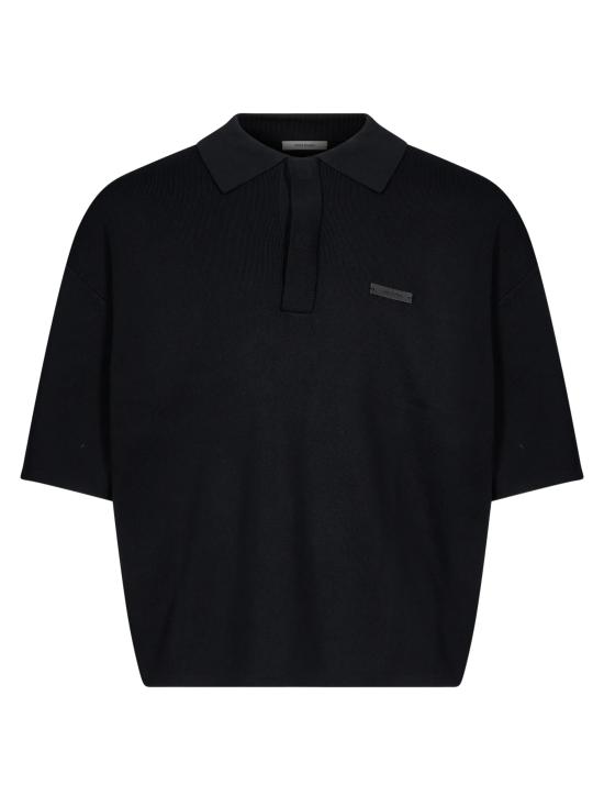 26FW 엔타이어 스튜디오 폴로 티셔츠 ESFW26PO02012 0015 BLACK