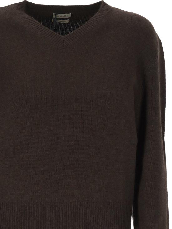 26FW 알마다 라벨 스웨터 6547 CH CHOCOLATE - ALMADA LABEL