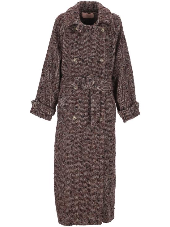 26FW 크리스티나 티 코트 KCP0097 TI0337RO4 BORDEAUX
