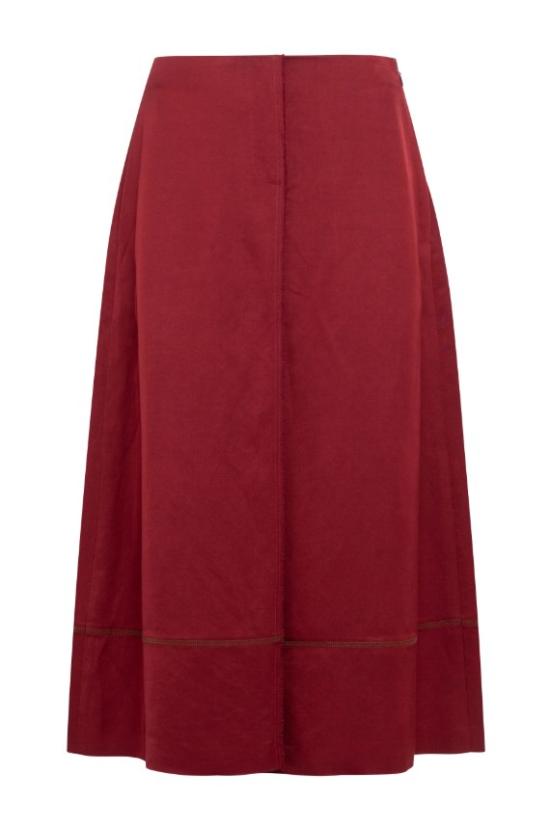26FW 텔라 미디 스커트 110155 010626I060 CHERRY