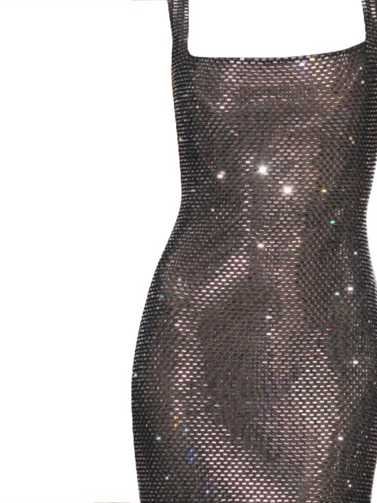 26FW 셀프 포트레이트 미디 원피스 SC26 005XGR GREY - SELF PORTRAIT