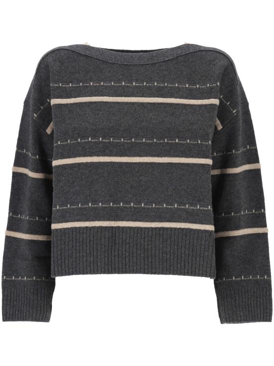 26FW 페니 블랙 스웨터 2621366233200 293F010 RIGA GRIGIO