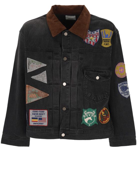 26FW 파운드 데님 자켓 FOPF26JA02012 0015 BLACK