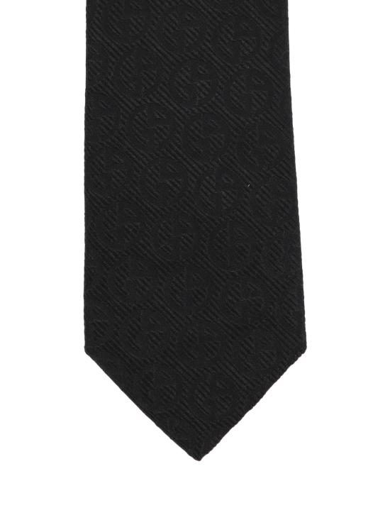 26FW 조르지오 아르마니 넥타이 GM000802 TE22452FC027 BLACK FANCY 1 - GIORGIO ARMANI