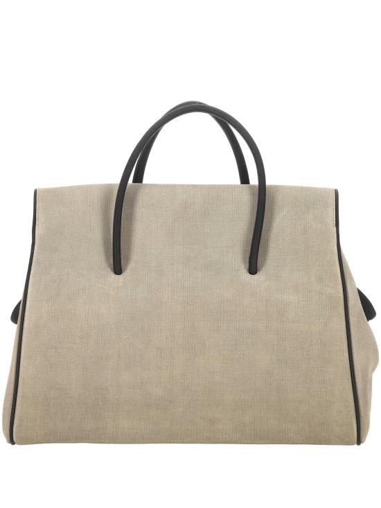 26FW 자크뮈스 토트백 BAU00434AC46C01 1PV GREIGE BLACK - JACQUEMUS