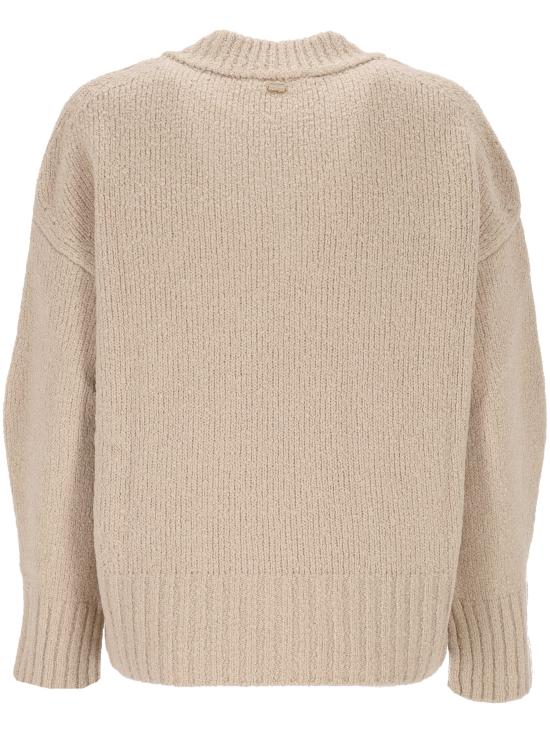 26FW 아뇨나 스웨터 K012038 0A050QN09 LIGHT BEIGE CHAMPAGNE - AGNONA