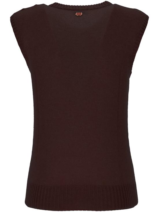 26FW 아뇨나 스웨터 KT12010 4K080QL77 PURPLE BURGUNDY - AGNONA