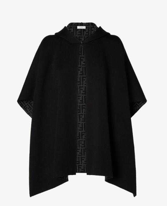 26FW 펜디 코트 FXX060 B1WQF0D9J NERO GRIGIO MELANGE