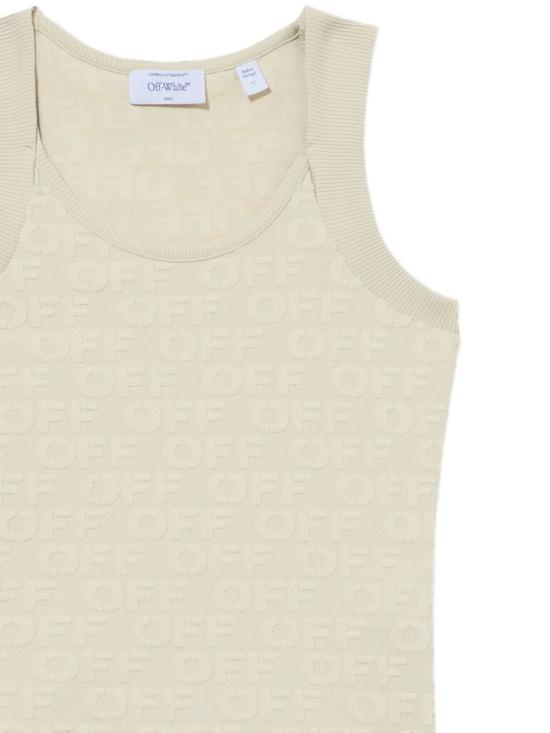 26FW 오프화이트 긴팔 티셔츠 29A00710T W230 BEIGE NO COLOR - OFF WHITE
